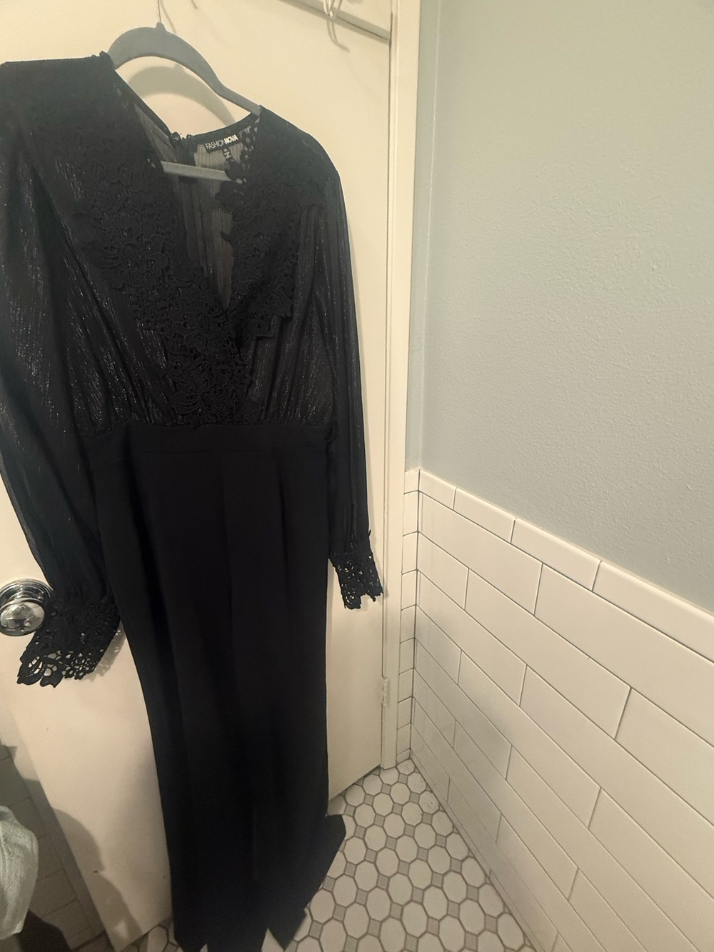 Elegant Black Lace Jumpsuit - Women